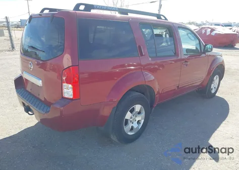 2007 Nissan Pathfinder S из США, поврежденный, VIN 5N1AR18U97C629672